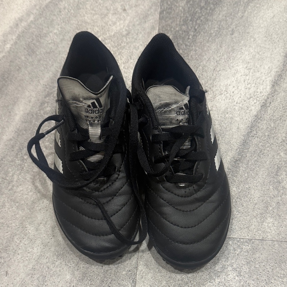 Adidas Black and White Turf Soccer Shoes